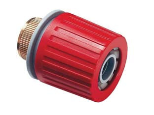 Presa per rubinetti con stringitubo 1 - (35400) - ghiera girevole in ottone filetto F1'- stringitubo autoserrante per tubo da ø 1'