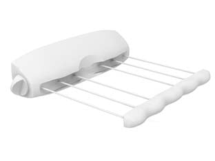 Stendibiancheria rotor 4 mt.14 - cm.29,5x360x8h. - portata max Kg.8, peso Kg.0,4, 100% in resina adatto per ogni tipo di parete interne ed esterne, tanti metri per stendere sen...