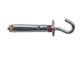 Minitassello con occhiolo aperto - ø mm.6, filetto ø mm.3 acciaio zincato