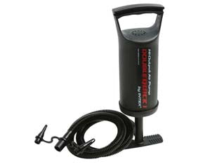 Pompa manuale per gonfiare double quick i - cm.29h. - peso kg.0,42 (68612) - si gonfia sia tirando che spingendo, adatta per gonfiare prodotti di piccole e medie dimensioni, con tubo flessibile dotato d...