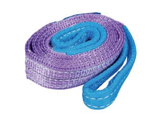 Cinghie di sollevamento con fascia a doppio strato mm.50 - mt.3 x mm.50h. - portata Kg.1000 colore viola - asole rinforzate EN/1492