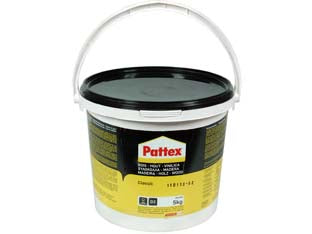 Pattex colla vinilica classic universale kg.5 - Kg.5 - in flacone, adesivo acetovinilco ideale per riparazioni e assemblaggi di legno e derivati, in forma di listelli, pannelli, se...