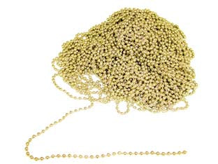 Catena a perline in ottone lucido - ø mm.3,5 - Nessuna Descrizione per questo prodotto