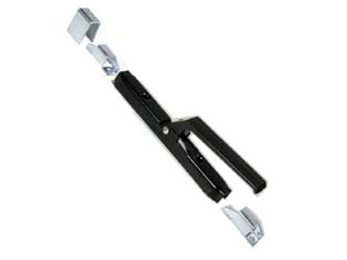 Cariglione doppia azione piccolo - per serramenti metallici, colore nero