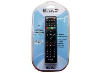 Telecomando universale mini plus tv + decoder - sostituisce completamente il telecomando del Decoder e della TV, sostituisce le principali funzioni dei telecomandi originali...