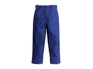 Pantalone da lavoro super nassaua - tg.56 - tessuto 100% in cotone sanforizzato colore blu, peso gr.280 mq., restringimento +/- 5%, 2 tasche esterne con apertura lateral...
