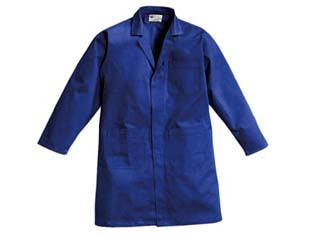 Camice da lavoro super nassaua - tg.56 - tessuto 100% in cotone sanforizzato colore blu, peso gr.280 mq., restringimento +/- 5%, collo con bavero in doppio tessuto, m...