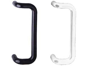 Maniglione zancato in nylon - mm.333x146x84h. - interfori mm.300 col. bianco - Nessuna Descrizione per questo prodotto