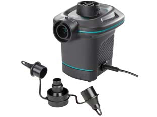 Pompa elettrica quick fill 220-240v - peso kg.3,4 (66640) - dotato di 3 ugelli, aumenta il flusso d'aria riducendo il dispendio di energia, tensione 220-240V, per uso interno, gonfia e ...