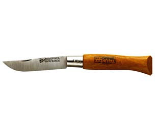 Coltelli opinel tradizione - n°03 lama da cm.4 - lama in acciaio al carbonio, con qualità di taglio eccezionale e una grande facilità di affilatura, i piccoli numeri (dal n°0...