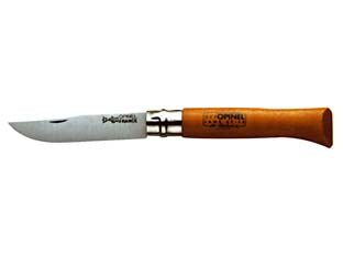 Coltelli opinel tradizione con virobloc - n°08 lama da cm.8,5 - lama in acciaio al carbonio, con qualità di taglio eccezionale e una grande facilità di affilatura, pratici ed efficaci per l...