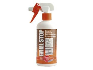 Grill stop detergente grill - ml.750 - in flacone spray, è un detergente costituito da sali alcalini, la cui funzione è quella di saponificare gli acidi grassi cont...