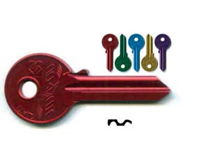 Chiavi per cilindri universal 5 spine grandi ul050u - UL050U DX ultralite 5 colori assortiti - Nessuna Descrizione per questo prodotto