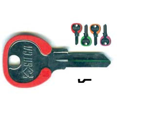 Chiavi per cilindri viro 5 spine piccole vi086dz - VI086DZ DX SILKY 4 colori assortiti - utilizzo principale: per lucchetti e cilindri per mobili