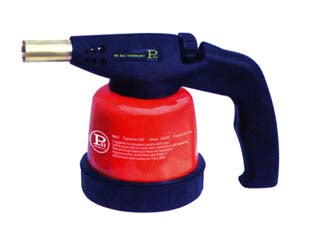 Saldatore a gas in metallo accensione manuale - supporto in metallo, accensione manuale