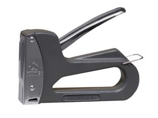 Fissatrice tecnica mod.8 - corpo in ABS, notevole forza di infissione per lavori di decorazione, per fissare tutti i tipi di carta e stoffa, rivestire s...