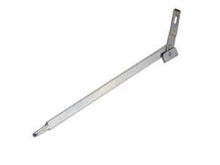 Paletti a leva pesanti per cancelli art.310 - mm.24x700h. - in acciaio zincato