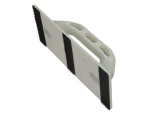 Frattone per feltri pulitura piastrelle - cm.9,5x23 - supporto in plastica senza feltri