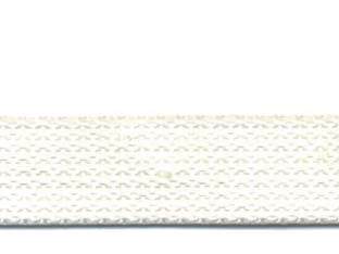 Cintino cotone bianco per avvolgibili - mt.50x mm.22h. in rotolo gr.23 per metro - in cotone, realizzato con filati di cotone con speciale lavorazione dell’anima e dei bordi, che impedisce la sfilacciatura de...