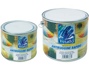 Antiruggine rapida essicazione (antirost rapid) - ml.500 rosso - consigliata per ogni tipo di superfice nei più comuni cicli di protezione del ferro sia verniciato che nuovo, ideale come fon...