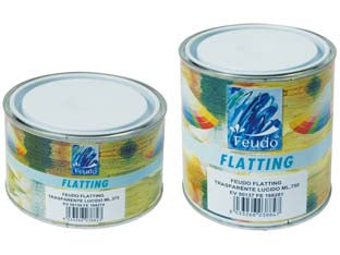 Flatting trasparente lucido in barattolo (flatting brill) - ml.370 trasparente lucido - protettivo per legno, monocomponente formulata con olii pregiati, adatto in clima marino e montano, applicazione: pennello, r...