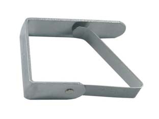 Fermatovaglie a molla in acciaio inox - in acciaio inox