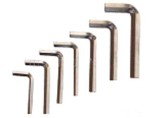 Chiavi maschio esagonali cr-v - mm.4 - testa esagonale