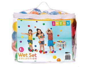 Palline colorate pz.100 +2 anni - ø cm.8 - peso kg.1,6 (49600) - in plastica, sei colori assortiti: rosso, giallo, blue, arancione, verde e viola