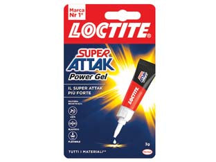 Super attak power gel gr.3 - adesivo istantaneo gel, la sua formula rinforzata con microparticelle di gomma lo rende un adesivo adatto per tutte le superf...
