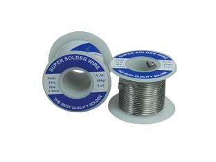 Stagno in rocchetti al 33% - gr.100 - ø mm.1,5 per saldatura