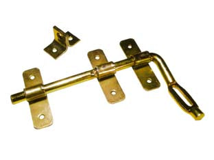 Catenaccio portalucchetto girevoli - mm.200 - in acciaio tropicalizzato