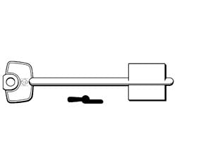 Chiavi doppia mappa cerutti 5c9 - 5C9 - in ottone nichelato