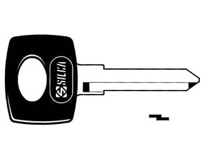 Chiavi ymos per auto mercedes ym15p - YM15P - in acciaio nichelato
