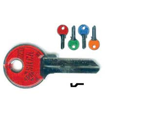 Chiavi per cilindri viro 5 spine piccole vi086sl - VI086SL DX slim fluo colori assortiti - utilizzo principale: per lucchetti e cilindri per mobili