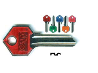 Chiavi per cilindri yale 5 spine grandi ya226sl - YA226SL DX slim fluo colori assortiti - Nessuna Descrizione per questo prodotto