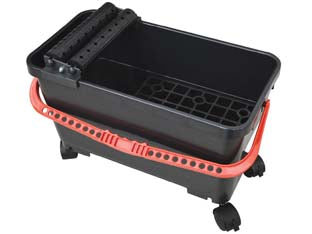 Vaschetta lavaggio kit griglia con 2 rulli - cm.52x27x31h. - struttura in materiale plasitco di notevole resistenza, scala graduata con due rulli di notevole robustezza fissati con perni...