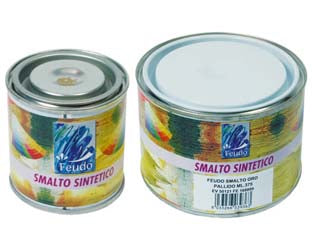 Smalto sintetico - ml.125 oro pallido - prodotto a base sintetica, formulato con resine sintetiche, eccellenti caratteristiche di pennellabilità, distensione ed appl...