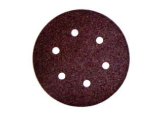 Dischi carta abrasiva forata con velcro per rotorbitali Ø mm.150 - grana 180 blister da pz.10 - ø mm.150, fissaggio a strappo, applicazione: legni duri e teneri, pannelli in legno e truciolato, metalli ferrosi e acciaio...