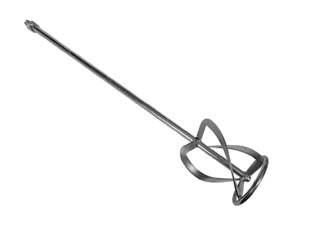 Mescolatore a elica - ø mm.120x600 - attacco M14 in acciaio zincato, adatta per colle, intonaci, malte, stucchi, ecc, alette piatte e larghe per ottimale miscel...