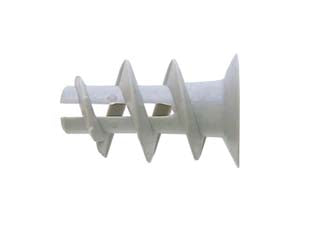 Tassello in nylon per cartongesso - ø mm.14x22 - dotazione 1 inserto attacco esagonale maschio mm.10 con lama in acciaio