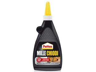 Pattex millechiodi legno - gr.100 - in flacone, grazie alla sua formula a base acqua è inodore, può essere utilizzato tranquillamente in casa, ideale per tutte l...
