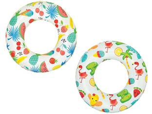 Salvagente gonfiabile fantasia 3-6 anni - ø cm.61 - peso gr.136 (art.36014) - 2 modelli assortiti