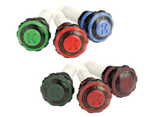 Testina rotary per irrigatori pop-up rain - centro striscia - mt 9,7 - colore marrone - testina femmina multigetto, pressione di esercizio min. 2,0 bar max 3,5 bar, basso consumo d'acqua