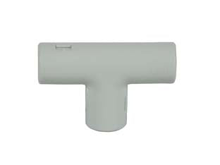 Manicotto a t per canalina a tubo ispezionabile reversibile - ø mm.25 - in PVC autoestinguente resistente allo schiacciamento, urti e temperature da -5°C a +60°C. impiego: per impianti elettrici a ...