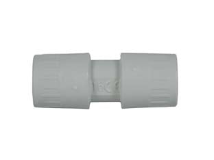 Manicotto diritto tubo/tubo - ø mm.25 - in PVC autoestinguente resistente allo schiacciamento, urti e temperature da -5°C a +60°C. impiego: per impianti elettrici a ...