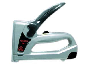 Fissatrice rocama 14 - corpo in metallo, maniglia composta da 2 elementi, tasto di regolazione di potenza in plastica con due posizioni: max power-m...