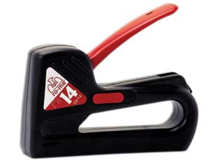 Fissatrice ro-ma 14 - corpo in ABS caricato 20% fibre di vetro, impugnatura pratica ed ergonomica, frontale in acciaio indurito inserito nel corpo,...