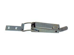 Chiusure a leva con portalucchetto ed incontro mm.102 - mm.102x23x11h. - in acciaio nichelato