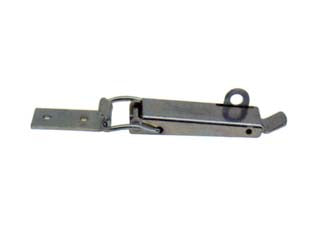 Chiusure a leva con portalucchetto ed incontro mm.140 - mm.140,5x34x12,5h. - in acciaio nichelato