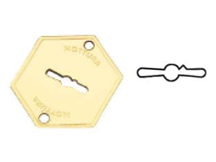 Mostrina esterna in ottone 95223 - mm.52x64 (95223000C1) - Nessuna Descrizione per questo prodotto